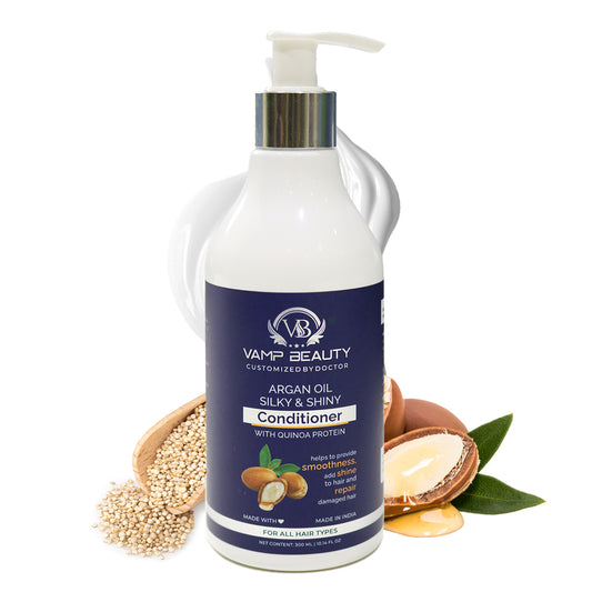 ARAGON OIL SILKY & SHINY HAIR CONDITIONER WITH GOODNESS OF QUINOA PROTEIN (300ML)