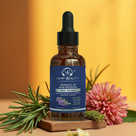 REDENSYL 2% HAIR GROWTH SERUM  WITH SAW PALMETTO, BIOTIN, ROSEMARY & MORINGA GOODNESS (50ML)