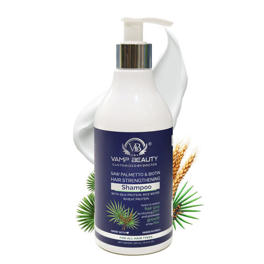 SAW PALMETTO & BIOTIN HAIR STRENGHENING HAIR SHAMPOO