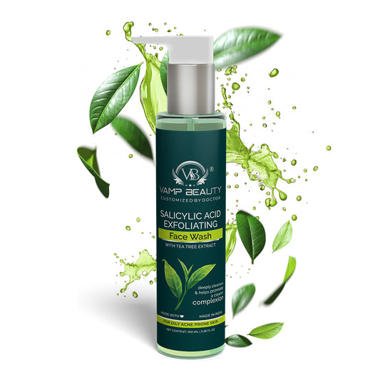 SALICYLIC ACID EXFOLIATING FACE WASH WITH GOODNESS OF TEA TREE EXTRACT (100ML)