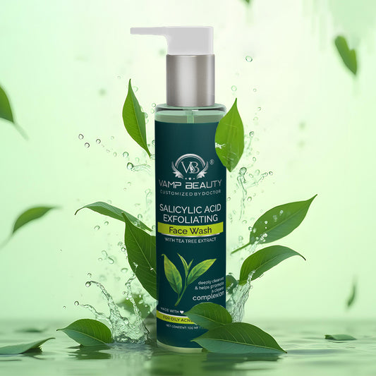 SALICYLIC ACID EXFOLIATING FACE WASH WITH GOODNESS OF TEA TREE EXTRACT (100ML)