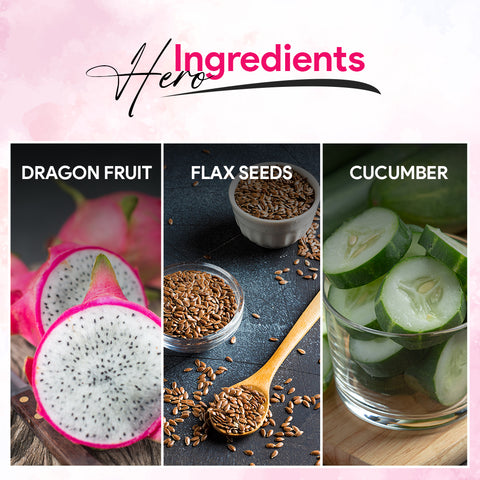 BROAD SPECTRUM SUNSCREEN SPF 50 WITH GOODNESS OF FLEX SEEDS, DRAGON FRUIT & CUCUMBER (50ML)