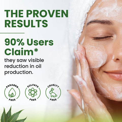 NEEM FACEWASH FOR OILY SKIN WITH 0.5% SALICYLIC ACID & 0.2% TEA TREE EXTRACT